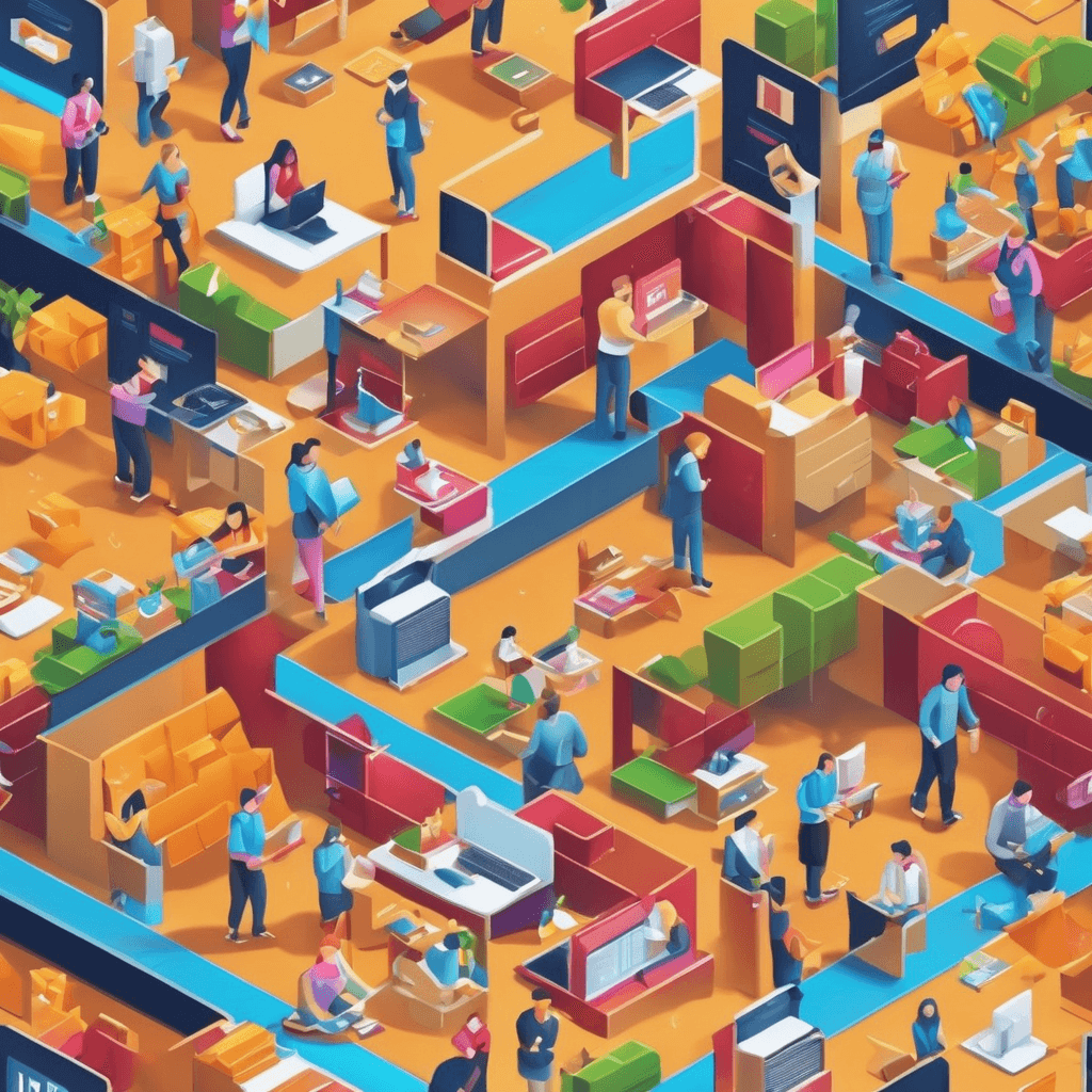 Email process illustration